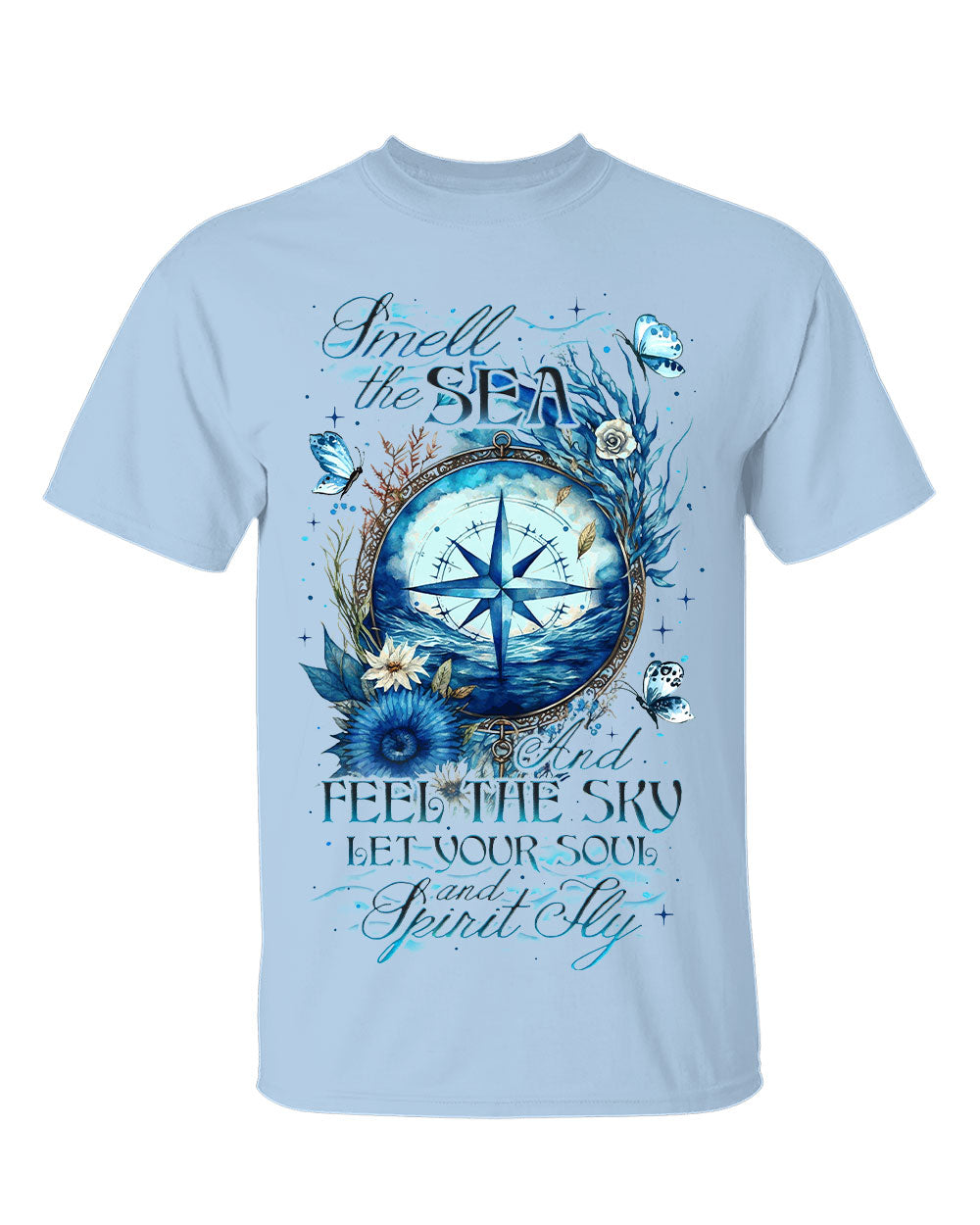BLISSCORNERS SMELL THE SEA AND FEEL THE SKY COTTON SHIRT