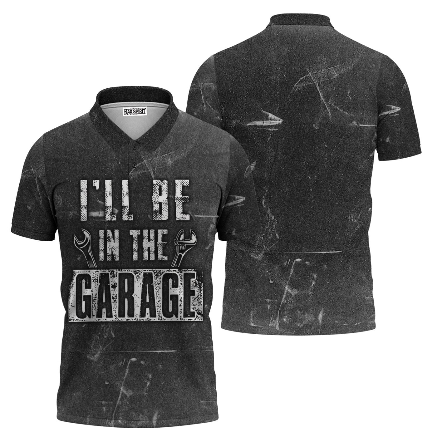 Blisscorners Vintage Mechanic Shirt I'll Be In The Garage T Shirt