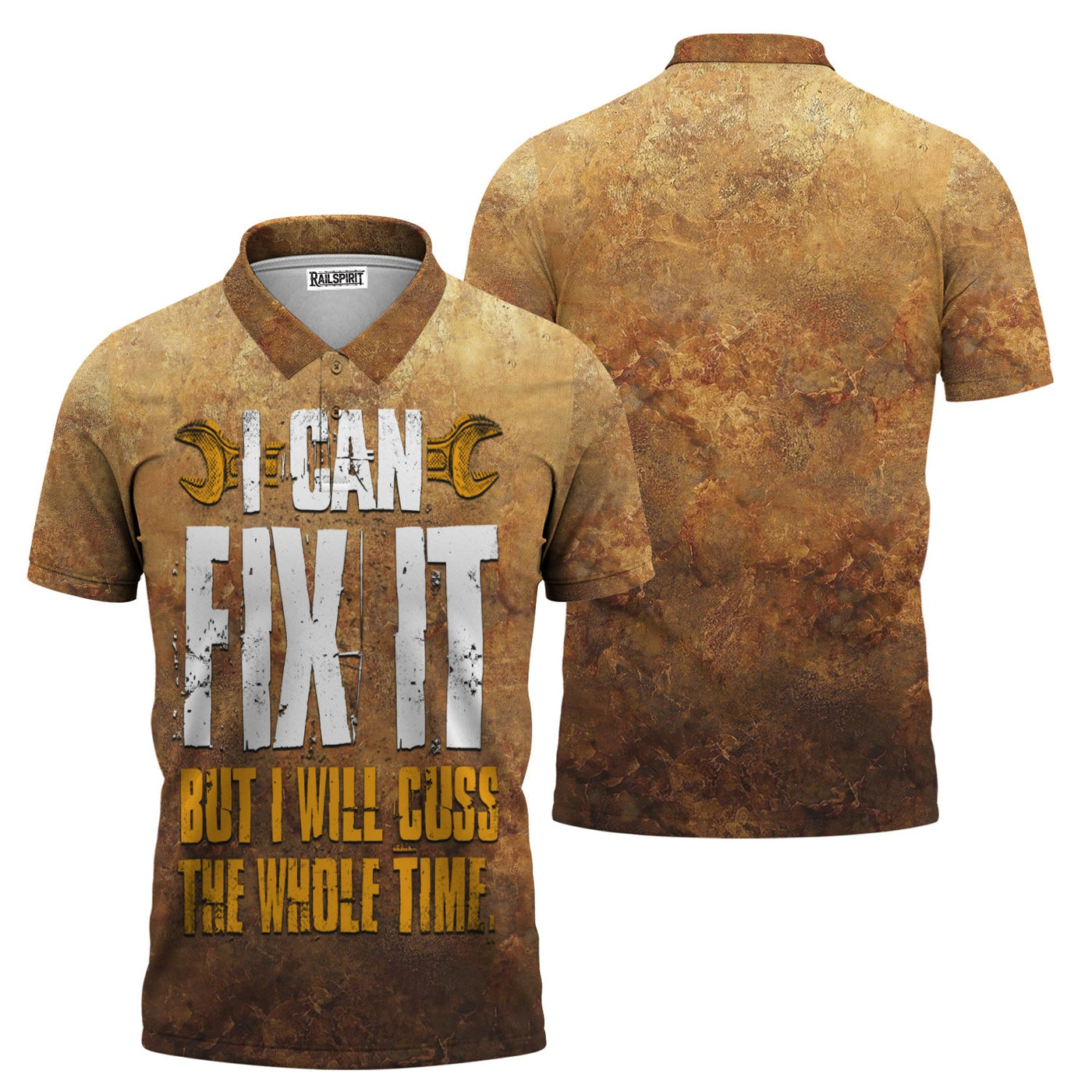 Blisscorners Vintage Mechanic Shirt I Can Fix It But I Will Cuss The Whole Time T Shirt