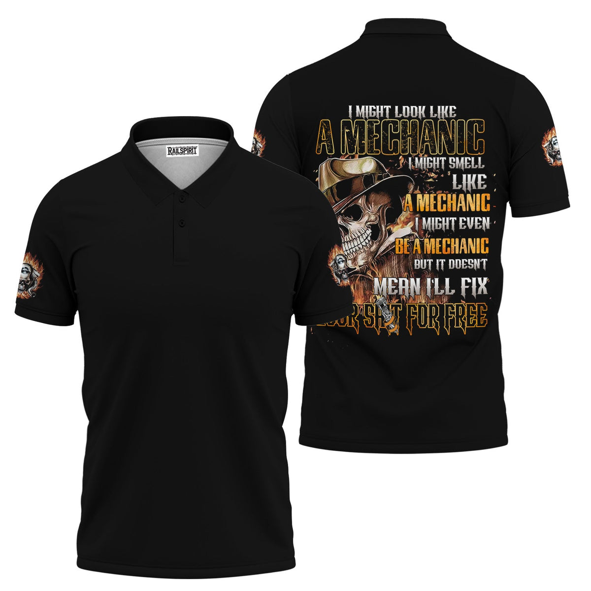 Blisscorners Funny Quote I Might Look Like A Mechanic It's Doesn't Mean I'll Fix For Free Black T Shirt