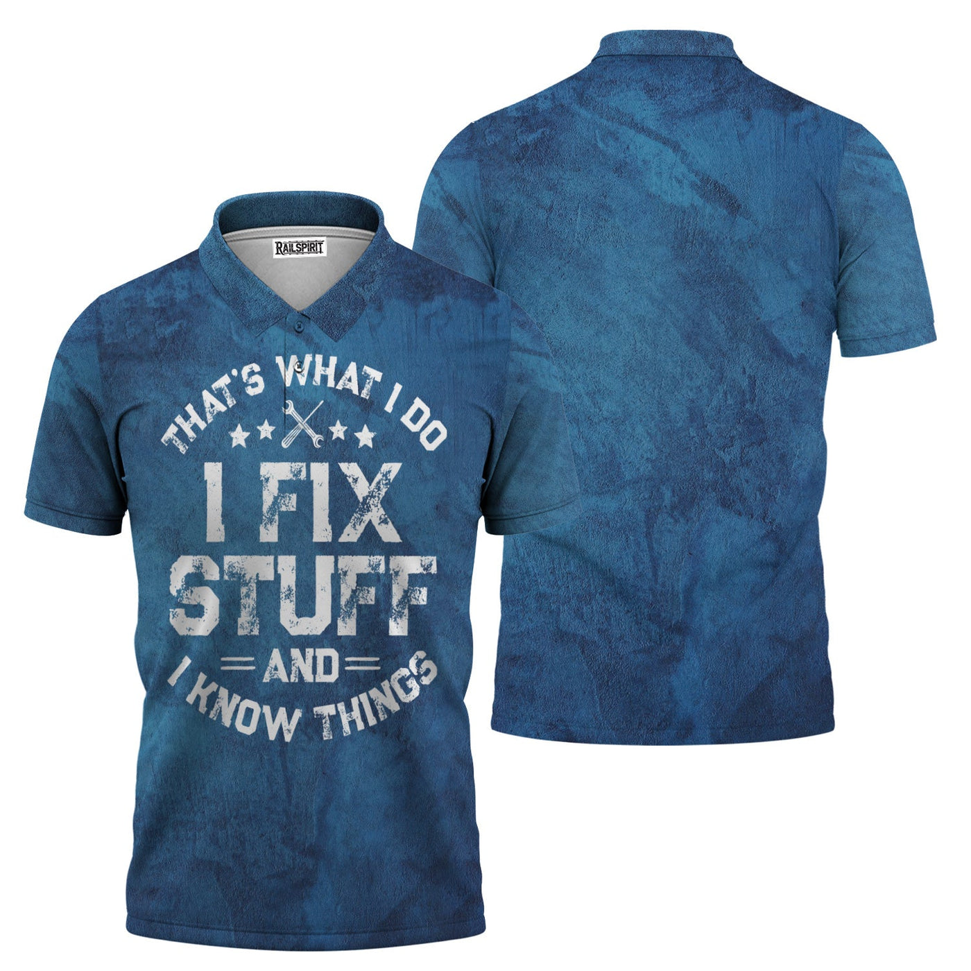 Blisscorners Vintage Mechanic Shirt That's What I Do I Fix Stuff And I Know Things T Shirt