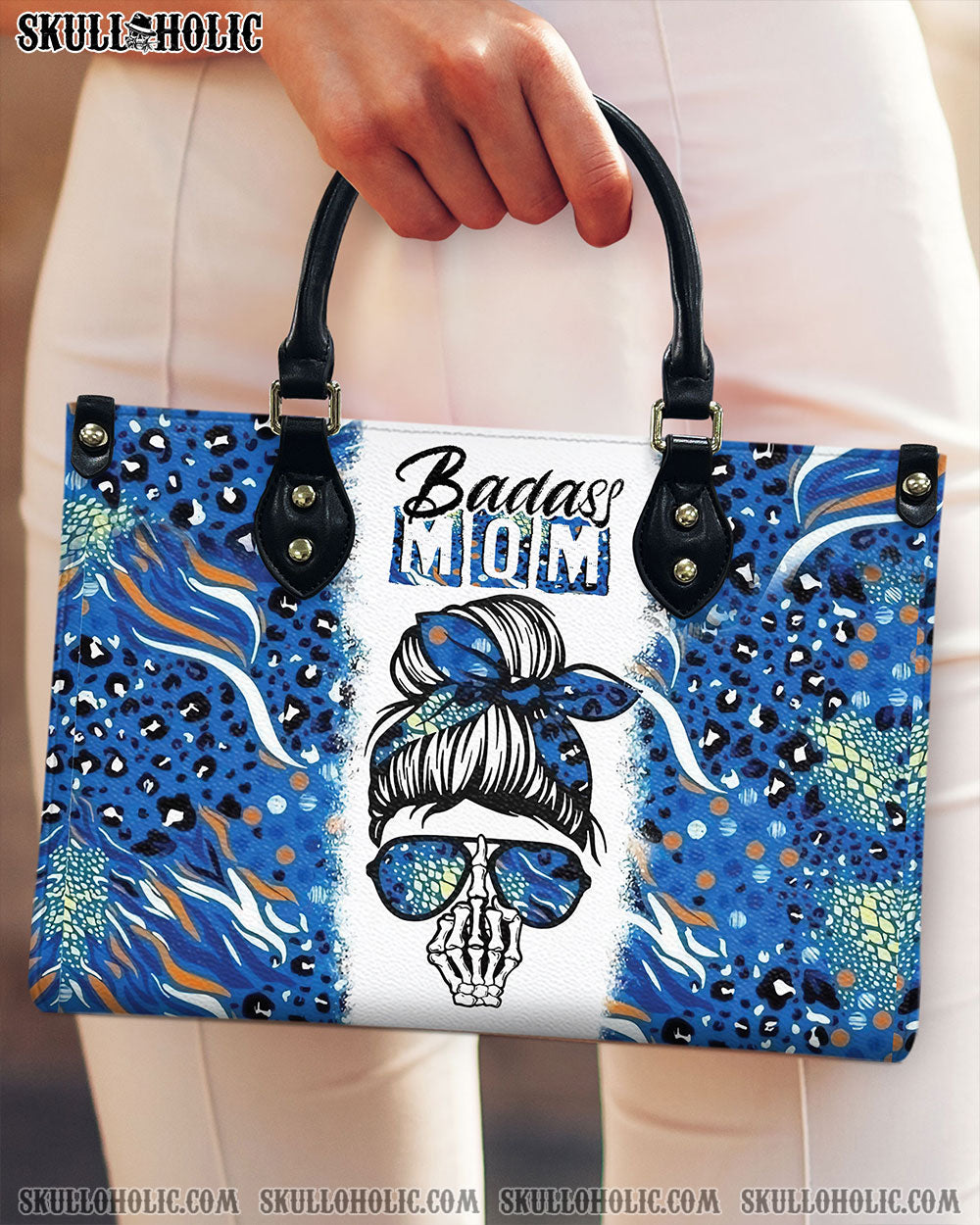 BLISSCORNERS B MOM MESSYBUN LEATHER HANDBAG