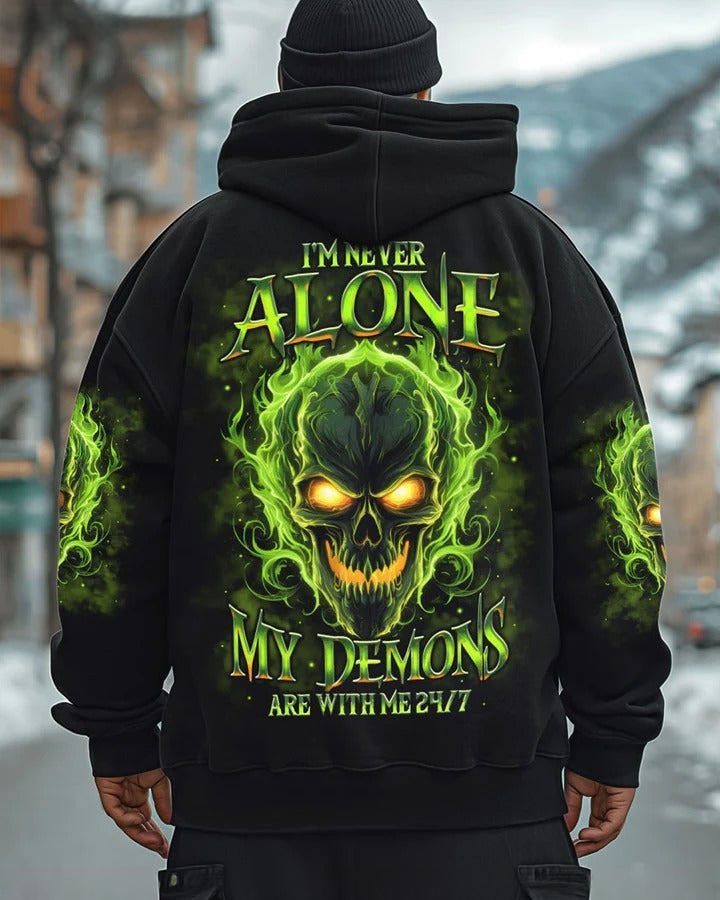BLISSCORNERS I'M NEVER ALONE SKULL DEMON ALL OVER PRINT 3