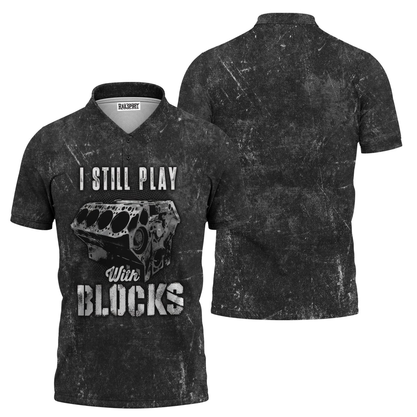 Blisscorners Vintage Mechanic Shirt I Still Play With Blocks T Shirt