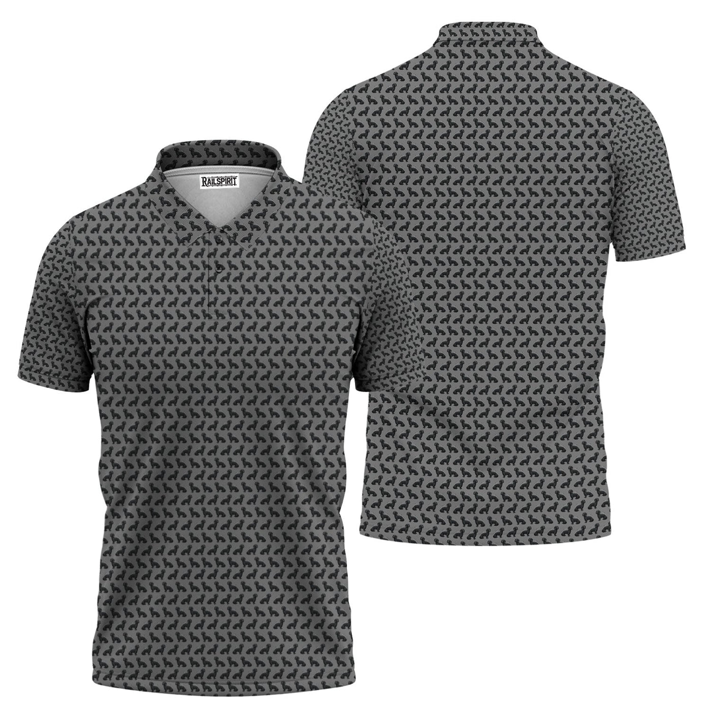 Blisscorners Funny Dog Mechanic Shirt, Dachshund and Wrench Pattern Printed Shirt Presents For Mechanics