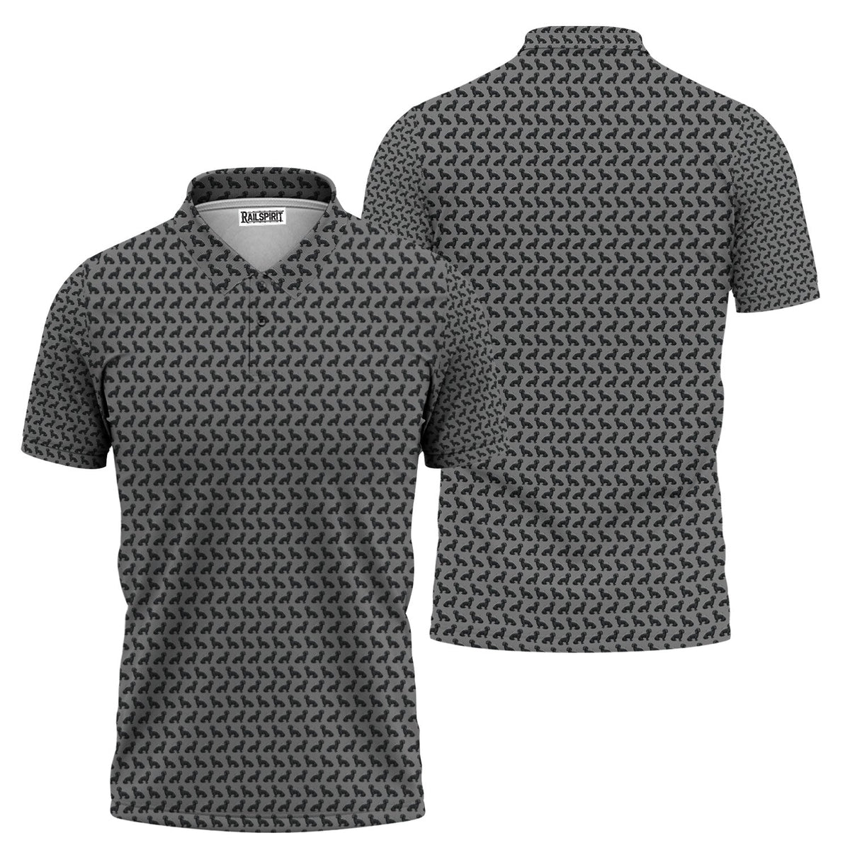 Blisscorners Funny Dog Mechanic Shirt, Dachshund and Wrench Pattern Printed Shirt Presents For Mechanics