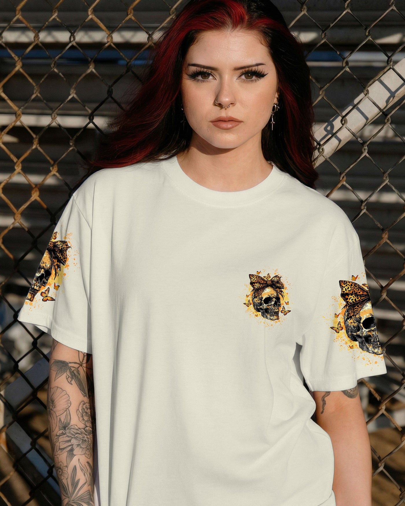 BLISSCORNERS IT'S LIKE MY MOM ALWAYS SAID SKULL ALL OVER PRINT