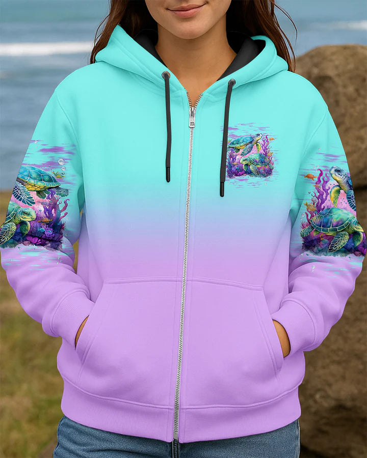 BLISSCORNERS SALTWATER HEALS EVERYTHING TURTLE ALL OVER PRINT 3