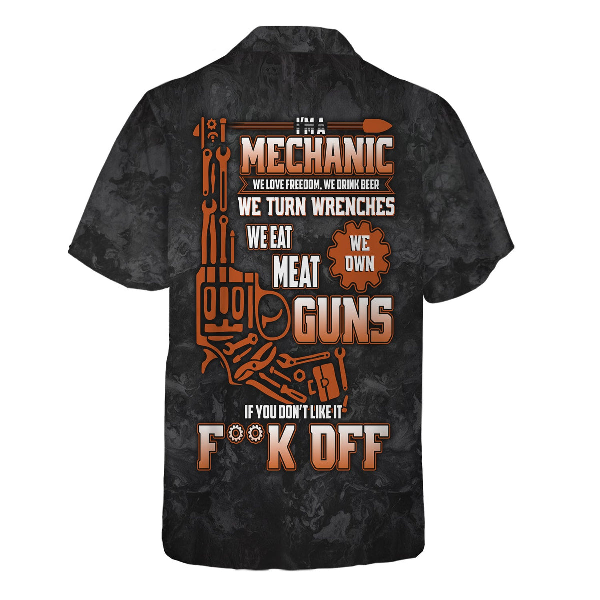 Blisscorners Funny Mechanic T Shirt We Love Freedom We Drink Beer We Turn Wrenches Auto Repair Garage Workwear Tee Patriotic Gift For Men Dad Husband