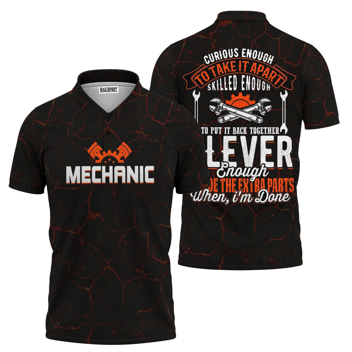 Blisscorners Custom Name Funny Mechanic Shirt Curious Enough To Take It Apart Mechanic Jacket Hoodie