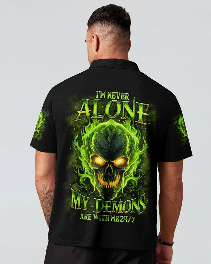 BLISSCORNERS I'M NEVER ALONE SKULL DEMON ALL OVER PRINT 3