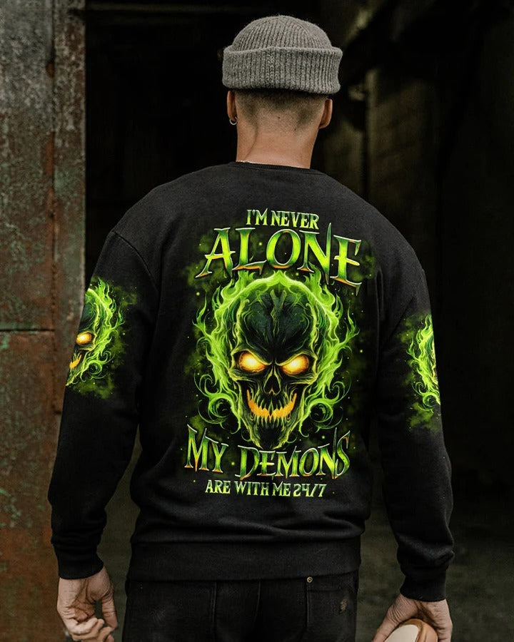 BLISSCORNERS I'M NEVER ALONE SKULL DEMON ALL OVER PRINT 3