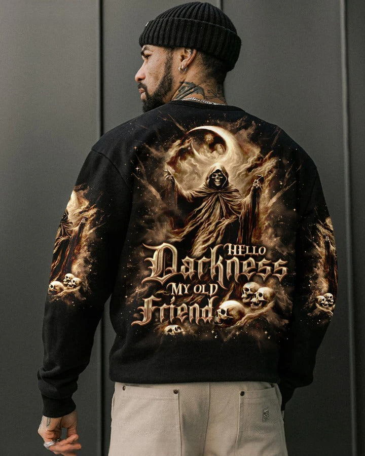 BLISSCORNERS HELLO DARKNESS MY OLD FRIEND HALLOWEEN ALL OVER PRINT