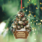 Blisscorners Funny Duck Christmas Tree Acrylic Ornament - Personalized Hunting Gift, Mallard Duck Lover Decoration, Rustic Country Holiday Decor