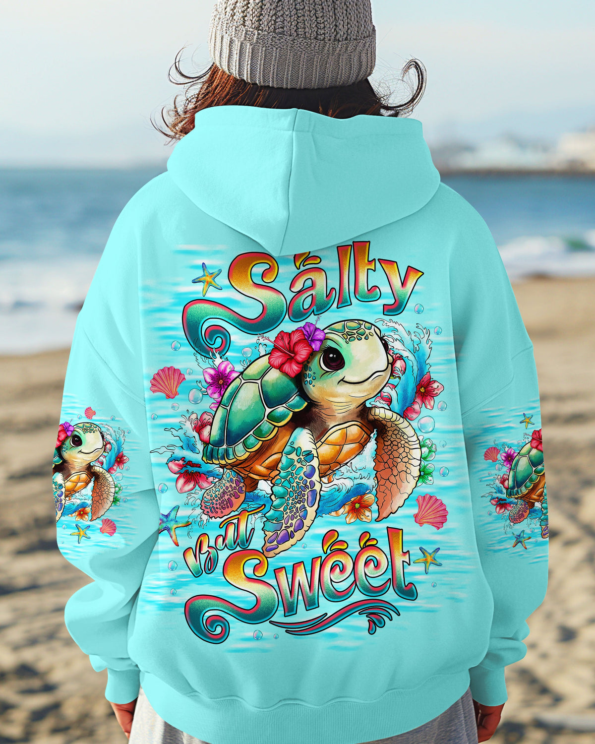BLISSCORNERS SALTY BUT SWEET TURTLE ALL OVER PRINT