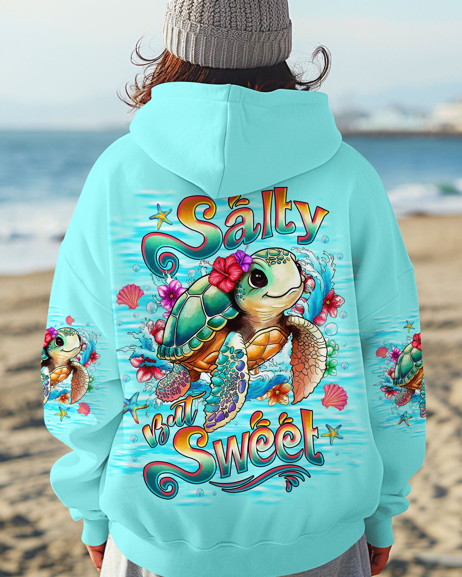 BLISSCORNERS SALTY BUT SWEET TURTLE ALL OVER PRINT