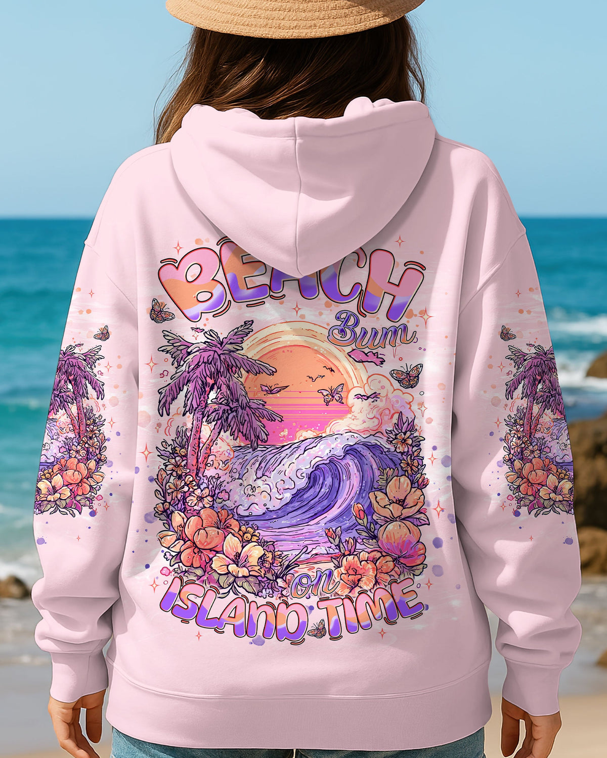 BLISSCORNERS BEACH BUM ON ISLAND TIME ALL OVER PRINT