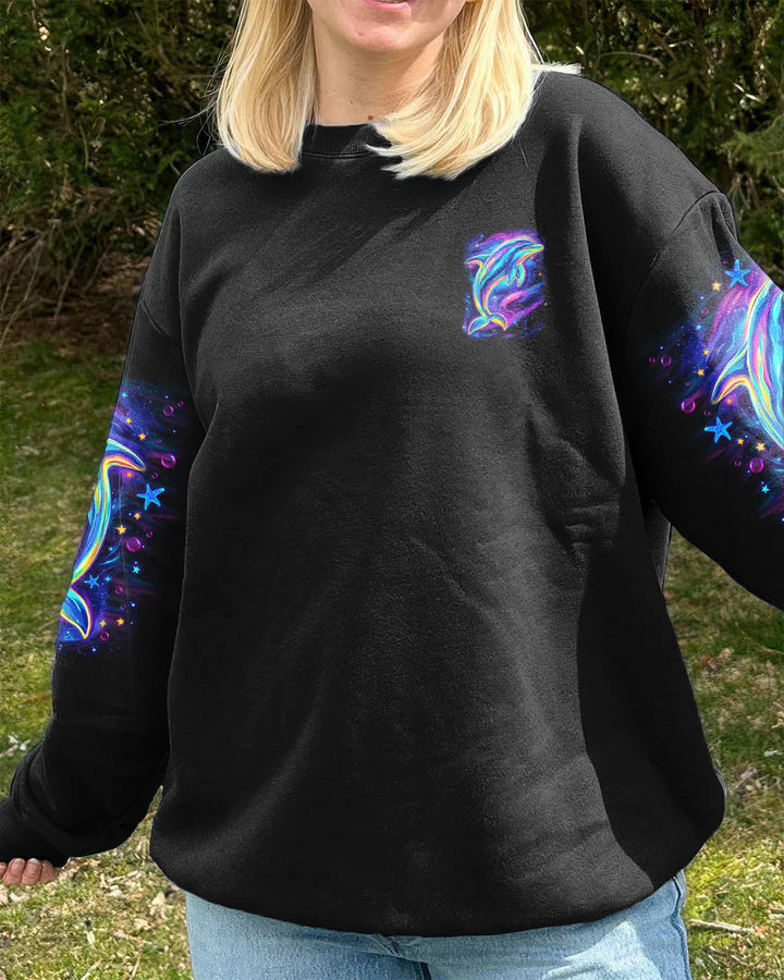 BLISSCORNERS SALTWATER HEALS EVERYTHING DOLPHIN ALL OVER PRINT 2