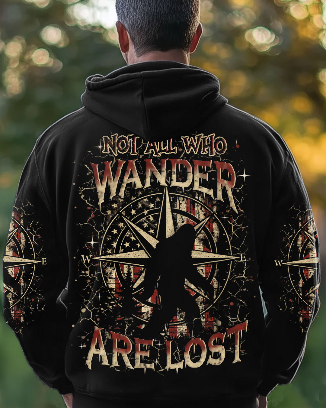 BLISSCORNERS NOT ALL WHO WANDER ARE LOST ALL OVER PRINT