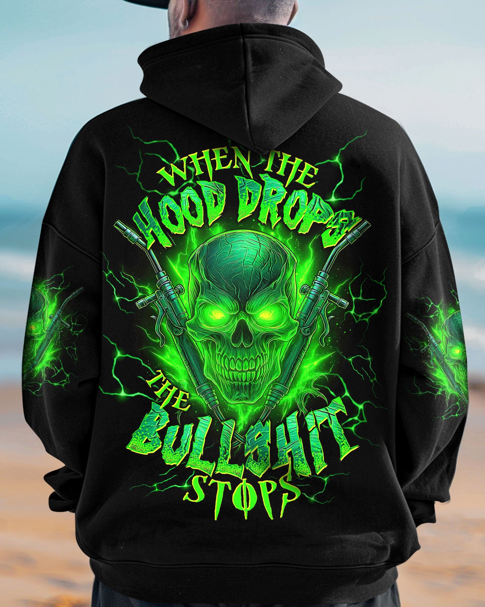 BLISSCORNERS MY THOUGHT ARE DIRTY BUT MY WELDS SKULL ALL OVER PRINT