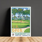 Blisscorners 2025 U.S. Open Championship Canvas, Oakmont Country Club Art, Gifts For Golf Lovers LM2611