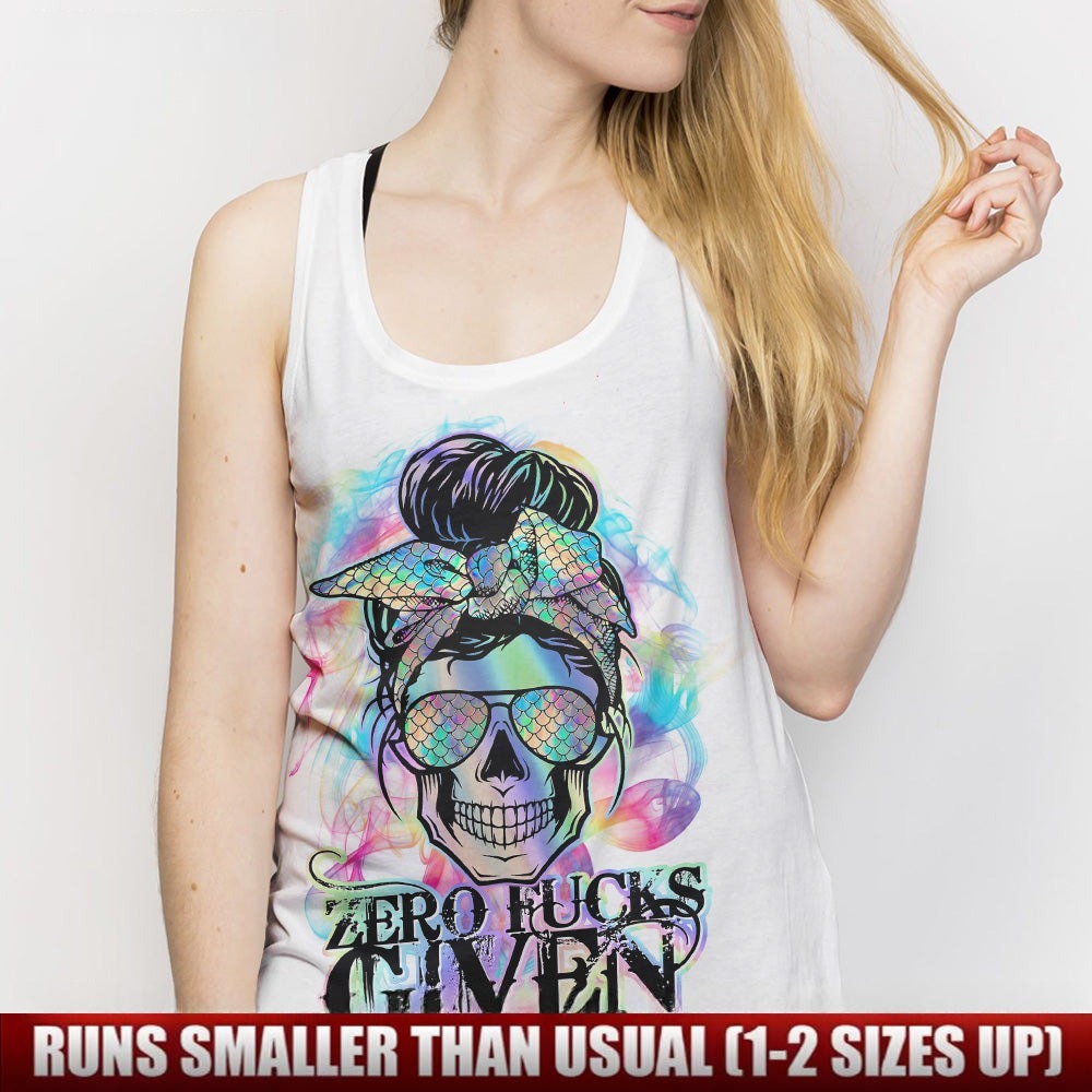 BLISSCORNERS MERMAID MOM COLORFUL SMOKE ALL OVER PRINT