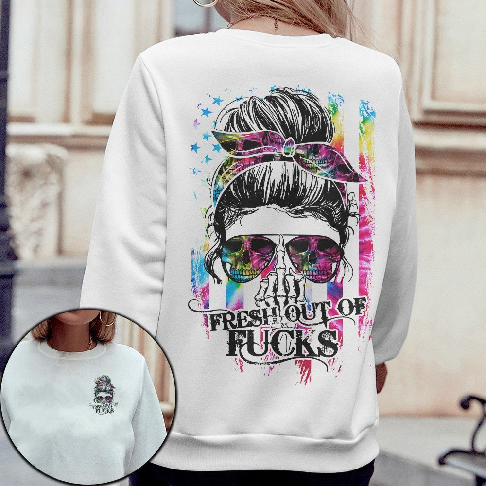 BLISSCORNERS PERSONALIZED I DO WHAT I WANT SKULL MESSY BUN TUMBLER