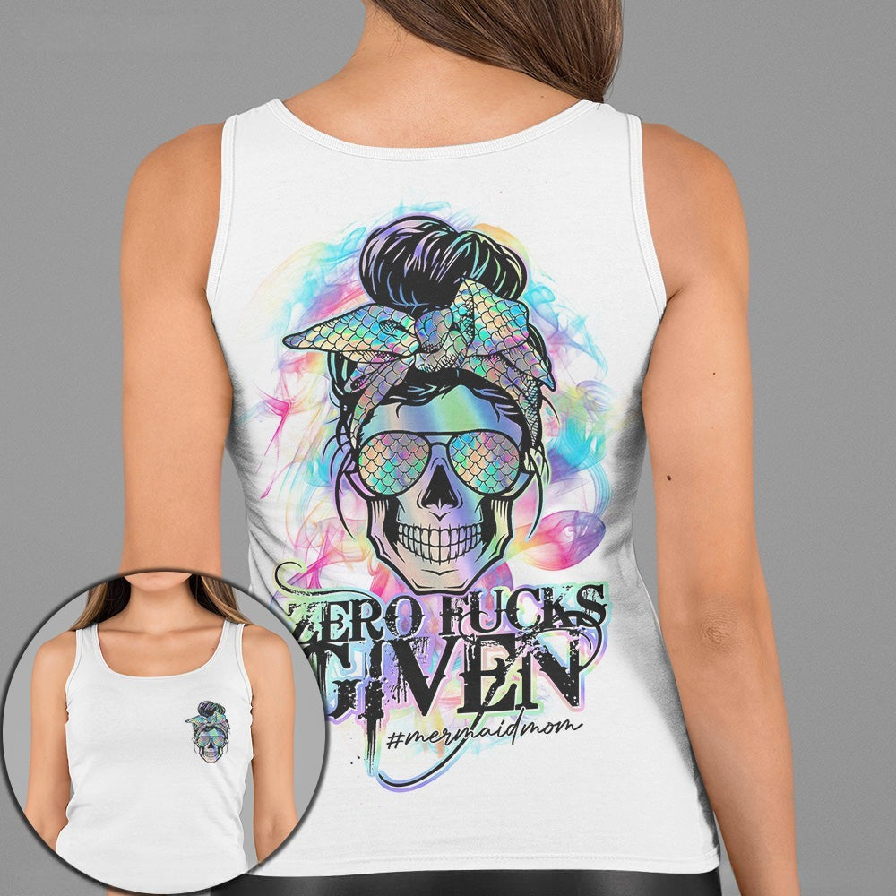 BLISSCORNERS MERMAID MOM COLORFUL SMOKE ALL OVER PRINT