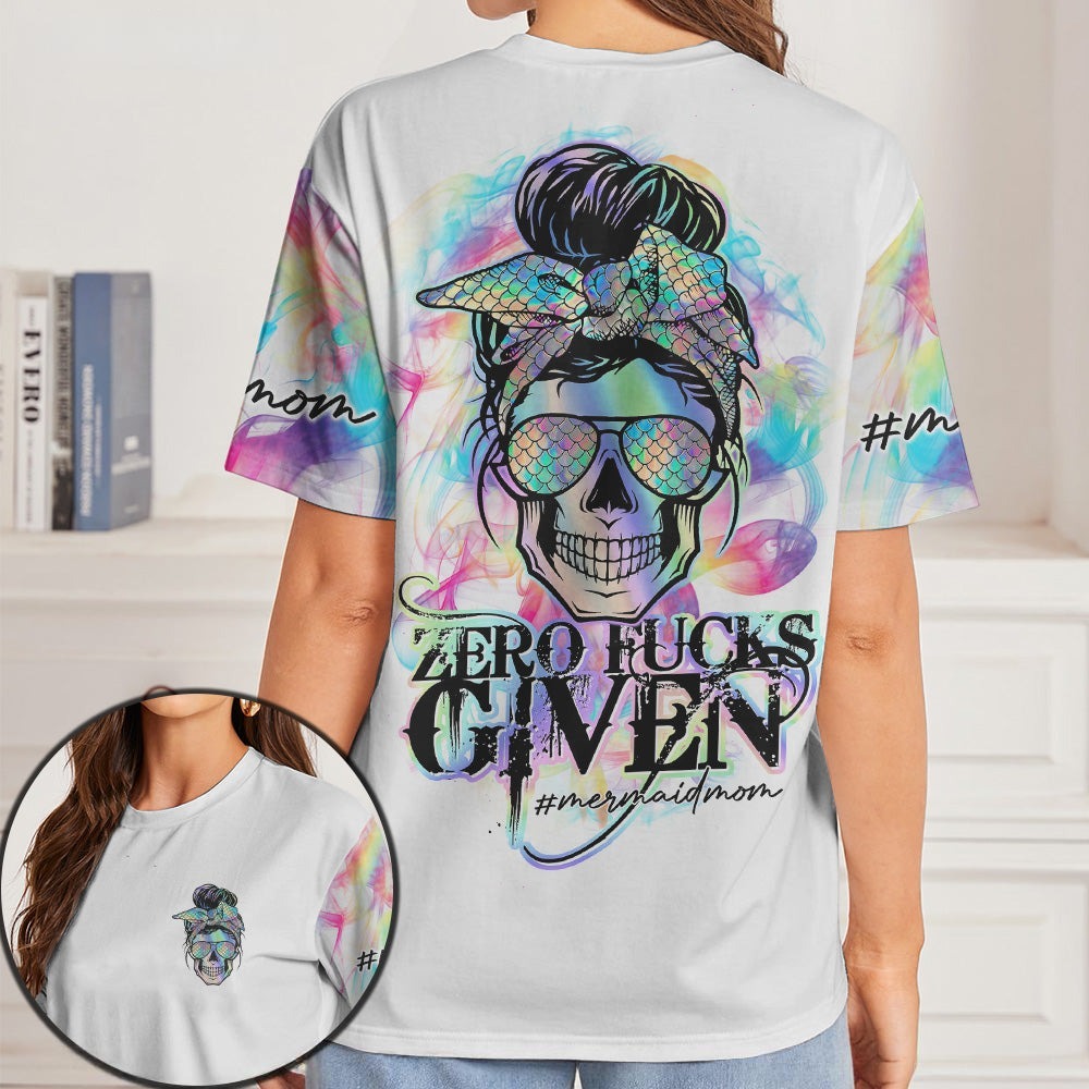 BLISSCORNERS MERMAID MOM COLORFUL SMOKE ALL OVER PRINT