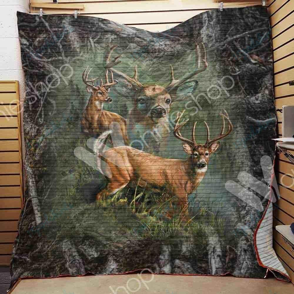 Blisscorners Deer Hunting Foggy Blanket