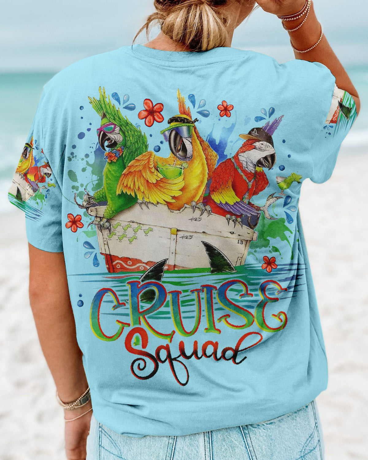 BLISSCORNERS CRUISE SQUAD PARROT ALL OVER PRINT