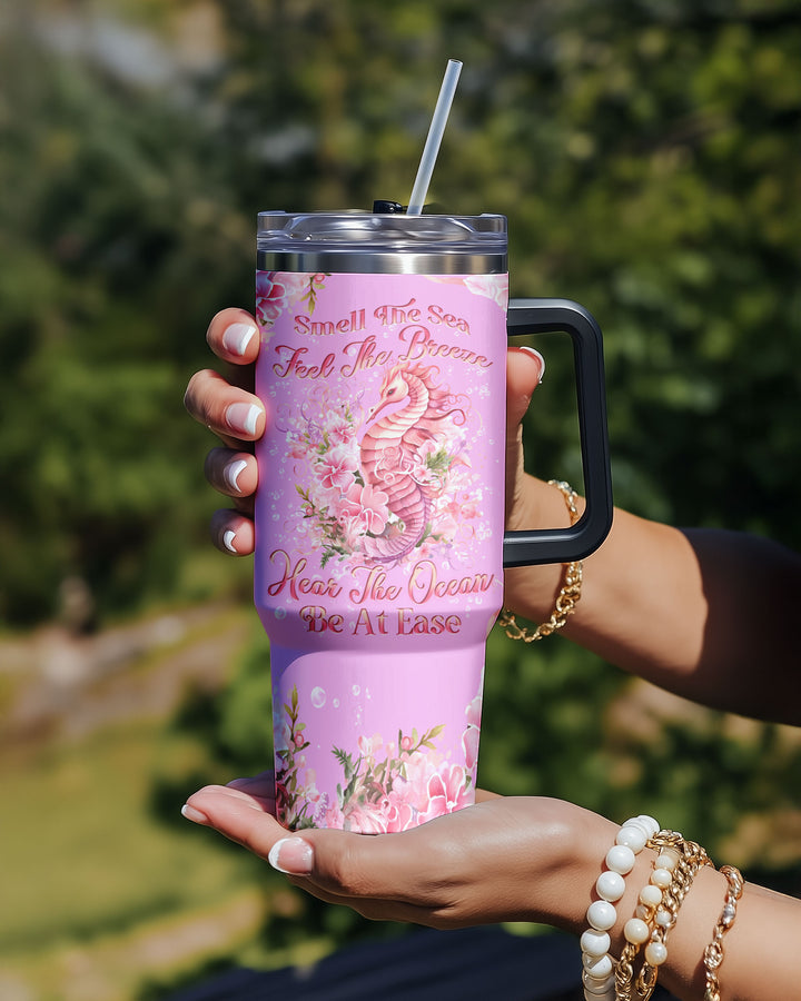 BLISSCORNERS SMELL THE SEA SEAHORSE TUMBLER - YHLN2808256