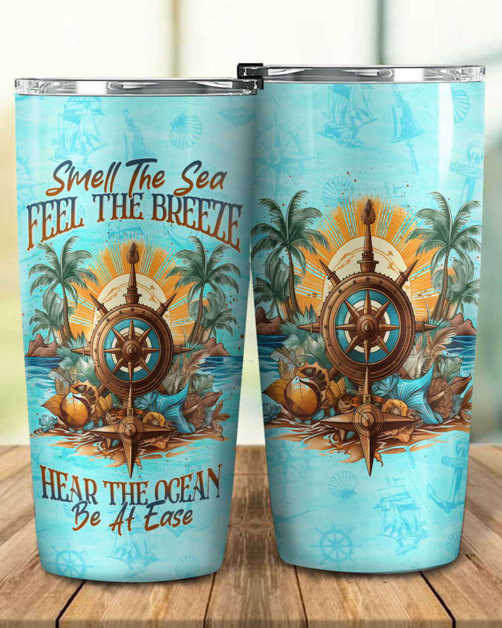 BLISSCORNERS SMELL THE SEA FEEL THE BREEZE TUMBLER