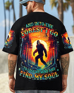 BLISSCORNERS AND INTO THE FOREST I GO BIGFOOT ALL OVER PRINT