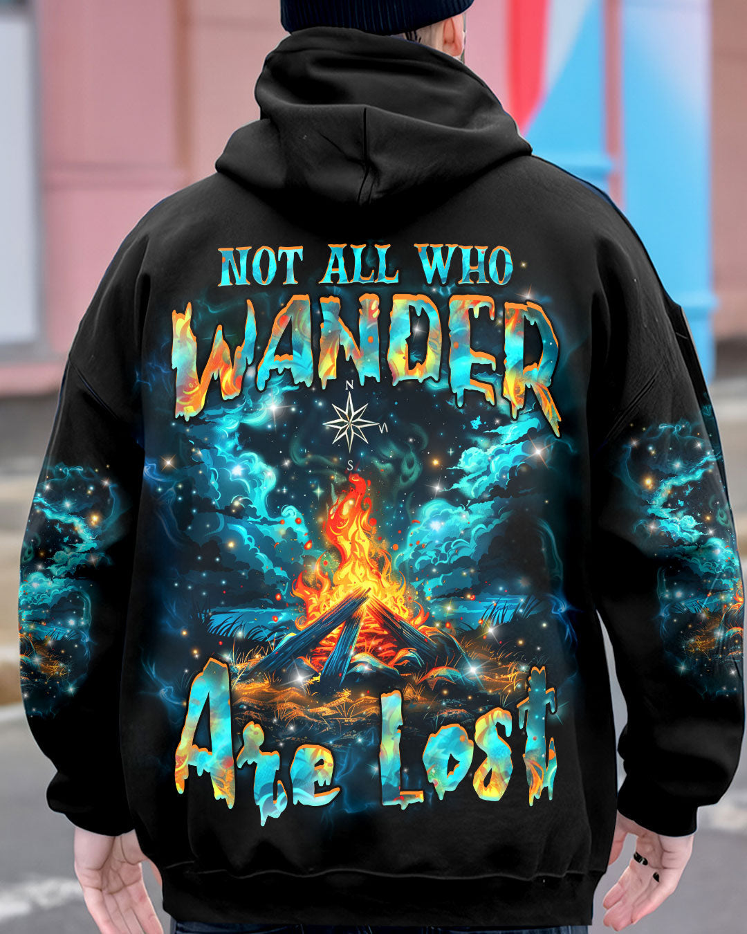 BLISSCORNERS NOT ALL WHO WANDER ARE LOST ALL OVER PRINT