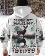 BLISSCORNERS THE CLOSER I GET TO NATURE DEER ALL OVER PRINT