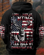 BLISSCORNERS I DON'T SUCK AT HUNTING DEER ALL OVER PRINT