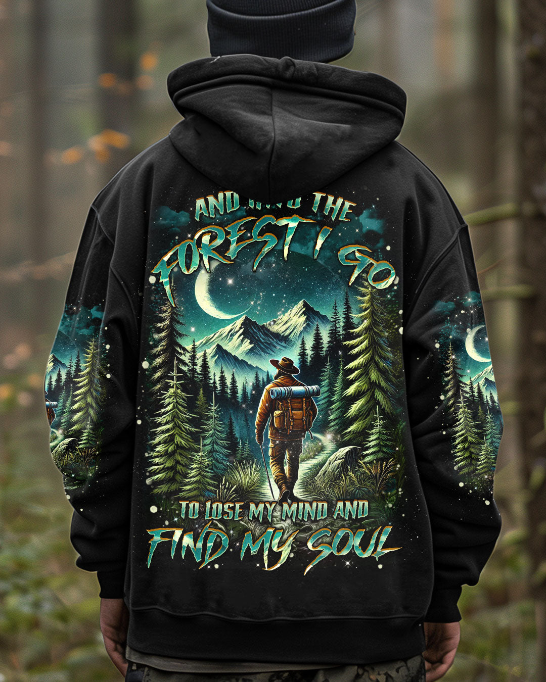 BLISSCORNERS AND INTO THE FOREST I GO ALL OVER PRINT