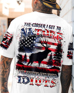 BLISSCORNERS THE CLOSER I GET TO NATURE DEER HUNTING ALL OVER PRINT