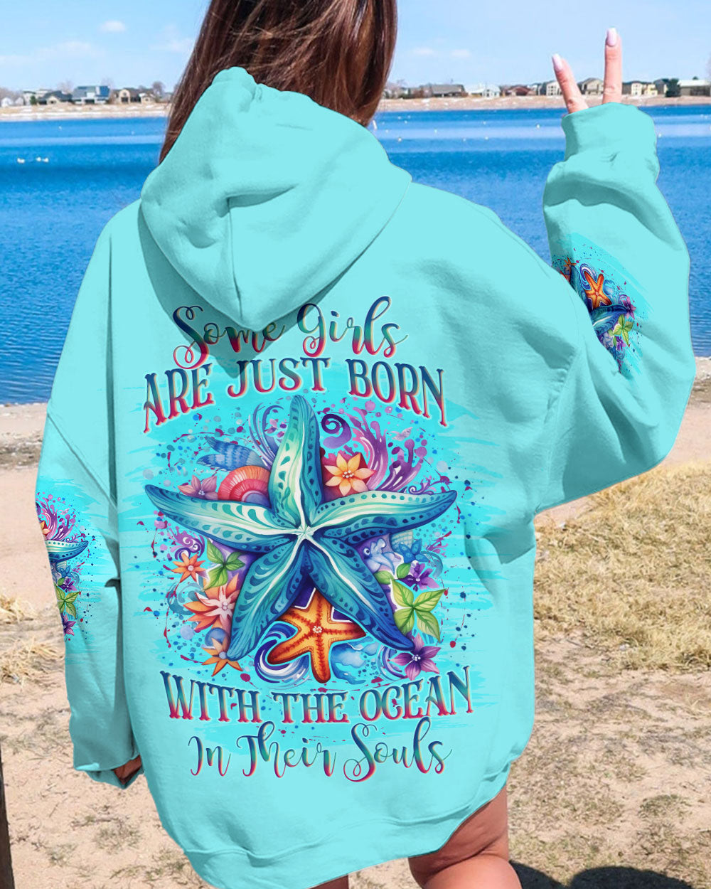 BLISSCORNERS SOME GIRLS ARE JUST BORN STARFISH ALL OVER PRINT