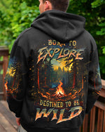BLISSCORNERS BORN TO EXPLORE DESTINED TO BE WILD ALL OVER PRINT