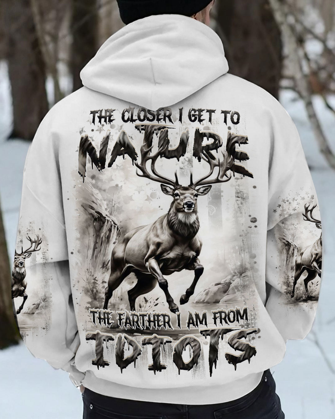 BLISSCORNERS THE CLOSER I GET TO NATURE ALL OVER PRINT