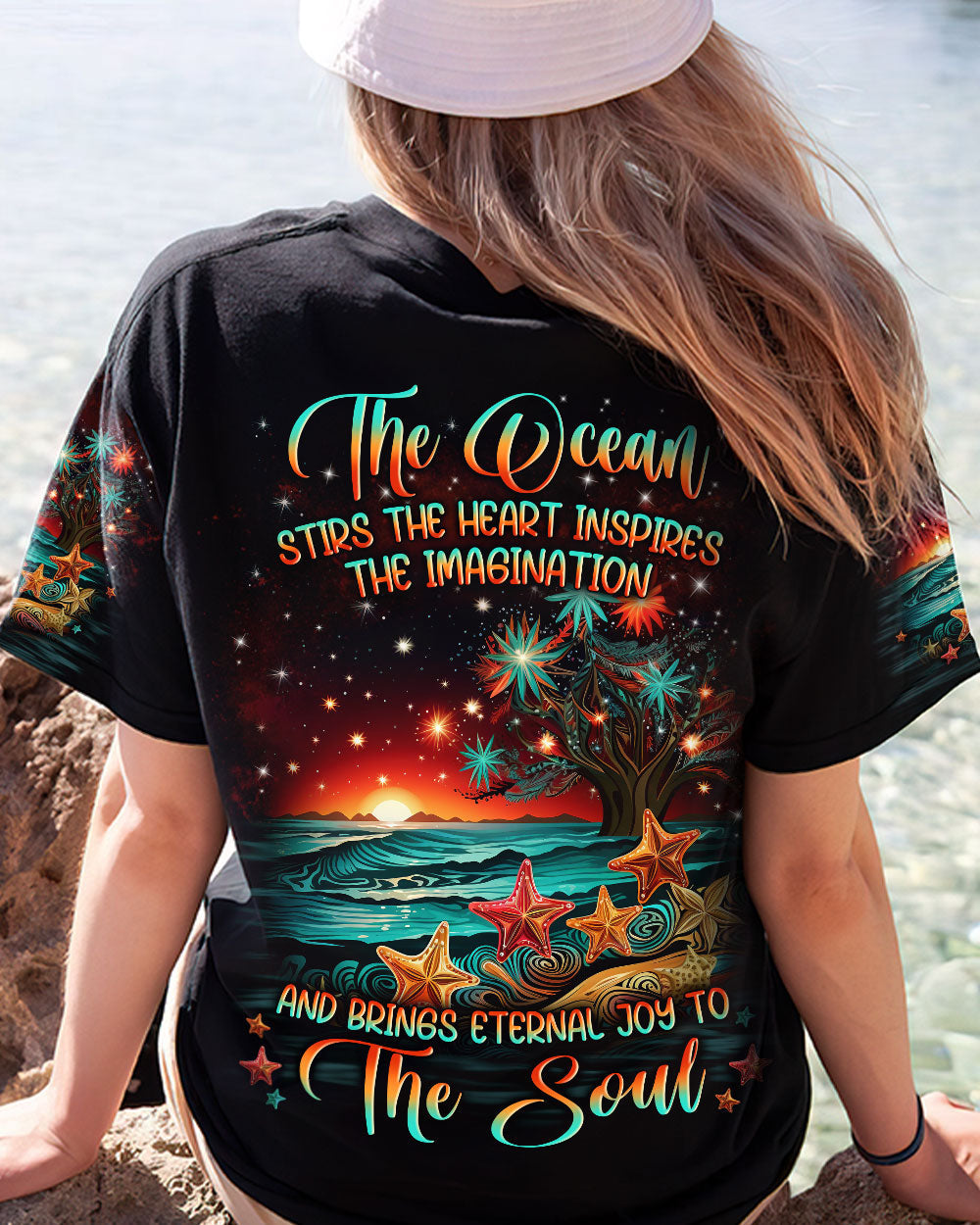 BLISSCORNERS THE OCEAN STIRS THE HEART ALL OVER PRINT