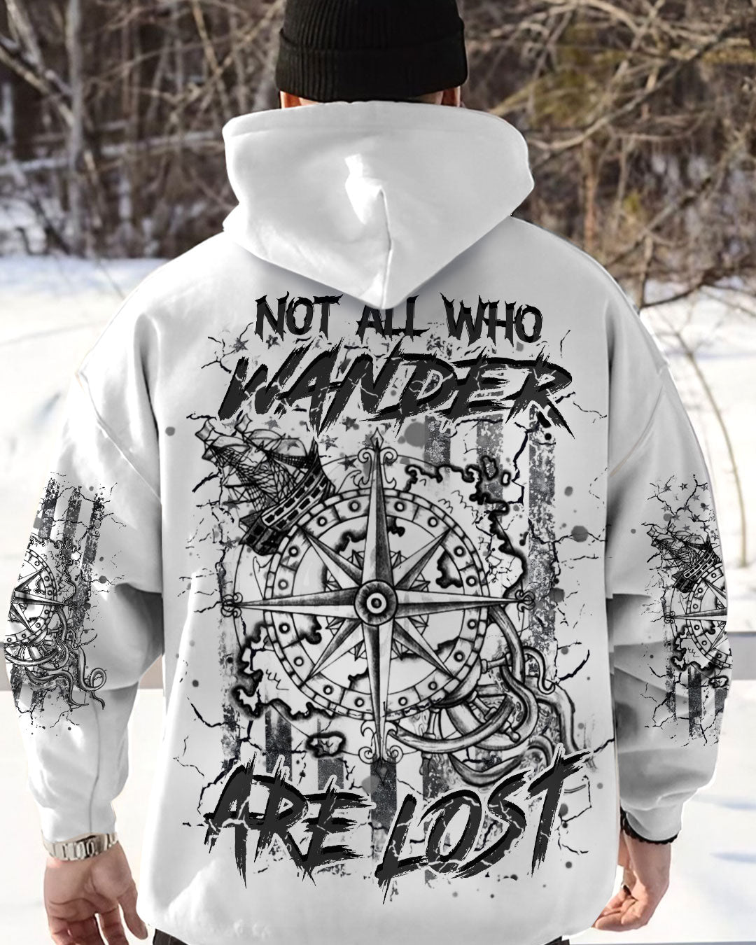 BLISSCORNERS NOT ALL WHO WANDER ARE LOST ALL OVER PRINT