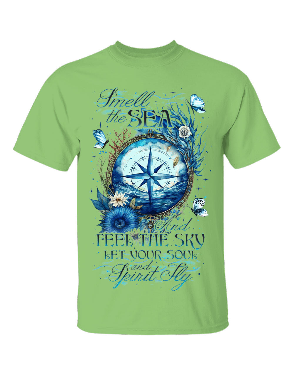 BLISSCORNERS SMELL THE SEA AND FEEL THE SKY COTTON SHIRT