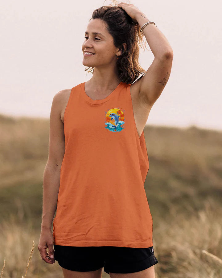 BLISSCORNERS SALTWATER HEALS EVERYTHING DOLPHIN ALL OVER PRINT 3