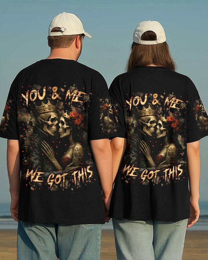 BLISSCORNERS YOU & ME WE GOT THIS COUPLE ALL OVER PRINT