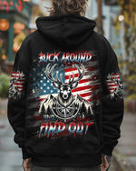 BLISSCORNERS BUCK AROUND AND FIND OUT DEER HUNTING ALL OVER PRINT