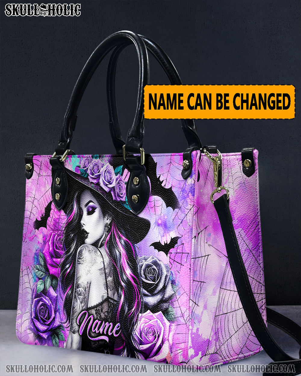 BLISSCORNERS LADY WITCH HALLOWEEN LEATHER HANDBAG