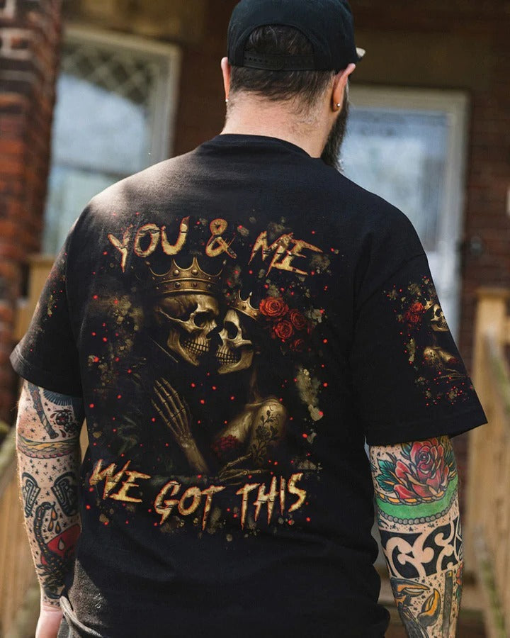 BLISSCORNERS YOU & ME WE GOT THIS COUPLE ALL OVER PRINT